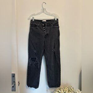 Abercrombie High Rise Dad Jeans size 28 / 6 short